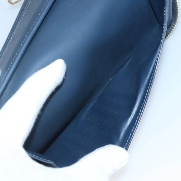 LOUIS VUITTON x NIGO LV Squared Zippy Wallet Blue M81107 LV Auth 139994 - Picture 12 of 16